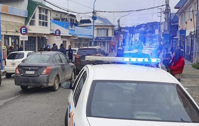 CHOQUE MULTIPLE EN USHUAIA, CON UNA MENOR LESIONADA