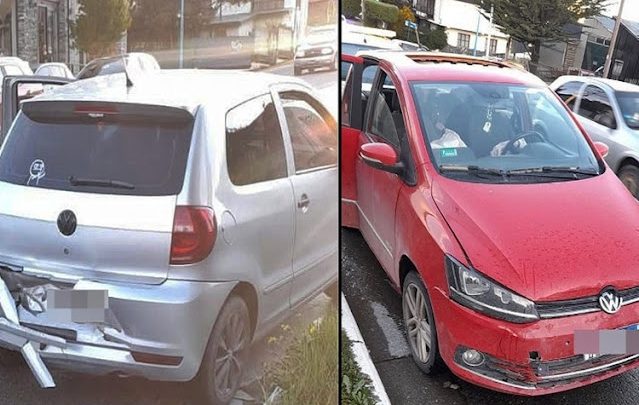 Dos choques en Ushuaia, uno de los cuatro rodados involucrados se dio a la fuga