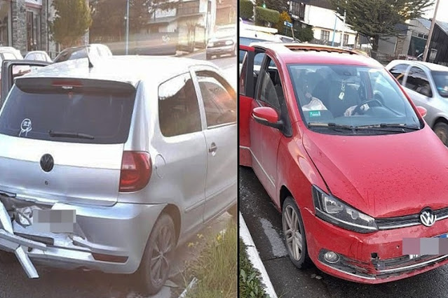 Dos choques en Ushuaia, uno de los cuatro rodados involucrados se dio a la fuga Dos choques en Ushuaia, uno de los cuatro rodados involucrados se dio a la fuga