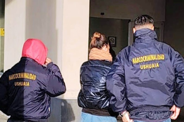 Detenida en operativo antidroga en TDF trasladada a Buenos Aires