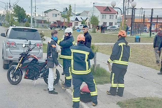 Tres choques, uno de ellos con un motociclista lesionado Tres choques, uno de ellos con un motociclista lesionado