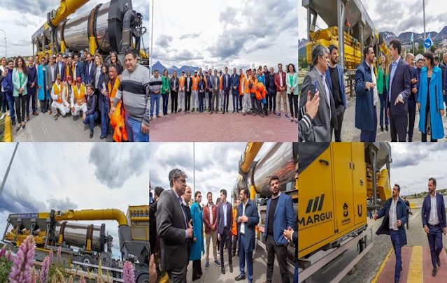 Nueva fabrica de asfalto para Ushuaia, la idea es ir llegando a todos los barrios con asfalto