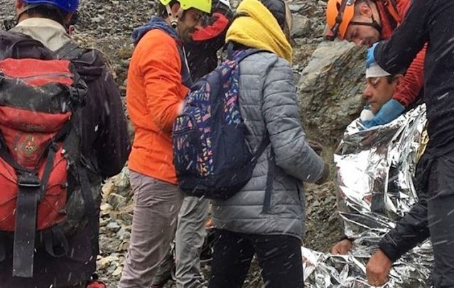 Rescate a turistas en Estancia Tunel y la senda del Martial