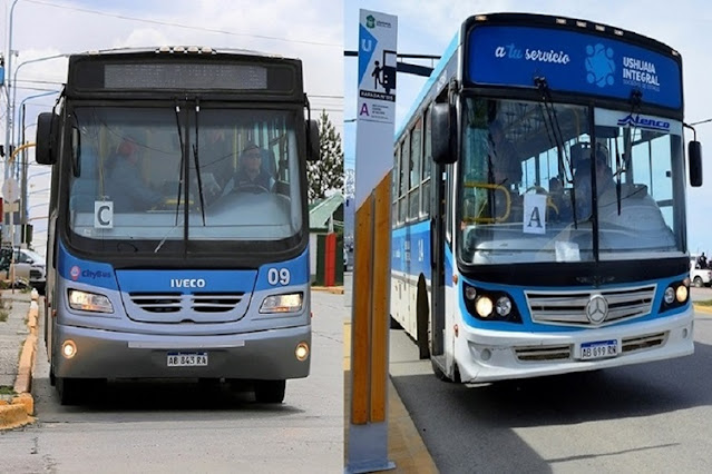 Horarios y frecuencias de colectivos en Ushuaia y Rio Grande para las fiestas