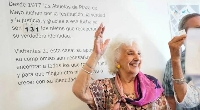 Las Abuelas de Plaza de Mayo anunciaron la restitución del nieto 131