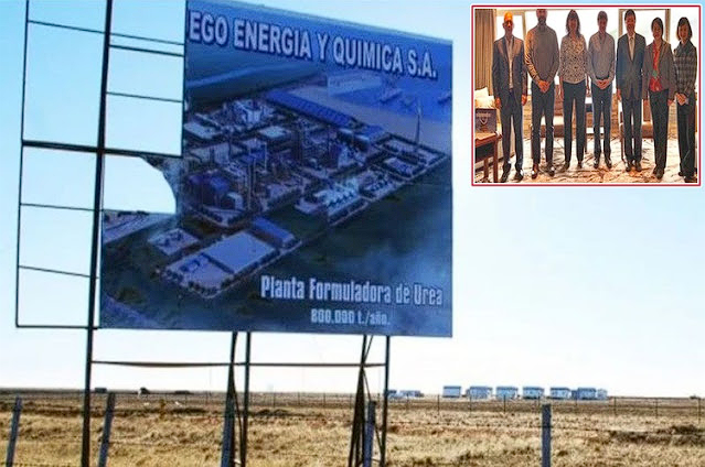 Melella recargado vuelve el convenio chino, ahora para fabricar glifosatos y entregarles el gas Melella recargado vuelve el convenio chino, ahora para fabricar glifosatos y entregarles el gas