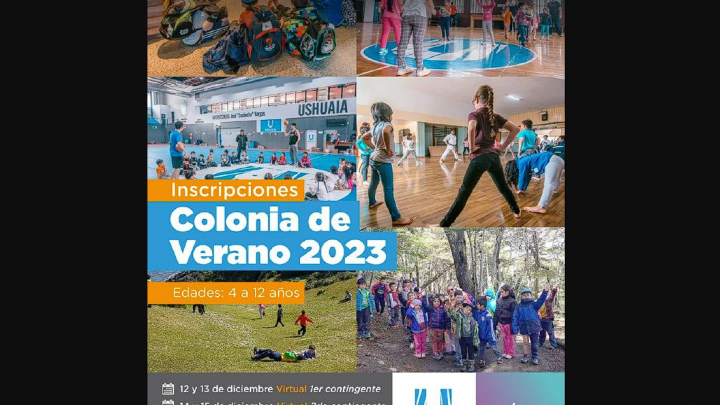 DE MANERA VIRTUAL Y PRESENCIAL: DEL 12 AL 16 DE DICIEMBRE SE REALIZARÁN LAS INSCRIPCIONES PARA LAS COLONIAS MUNICIPALES DE VERANO