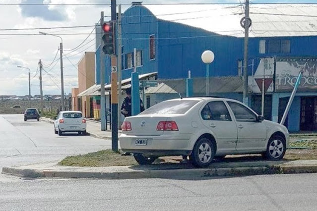 Choque en Moyano y Malvinas sin lesionados