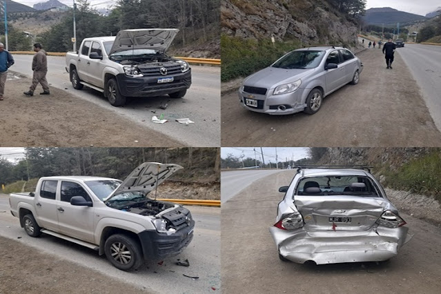 Choque en Heroes de Malvinas, con tres lesionados