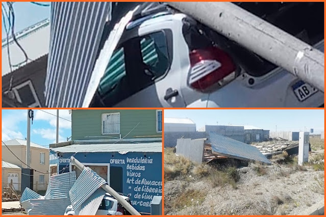 Temporal de viento, con daños pero sin lesionados Temporal de viento, con daños pero sin lesionados