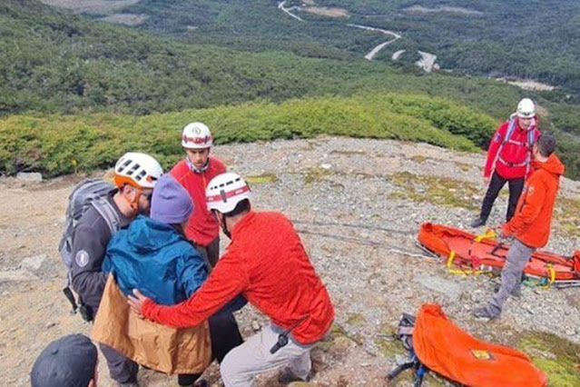 Sendero del Martial una persona auxiliada y trasladada al Hospital