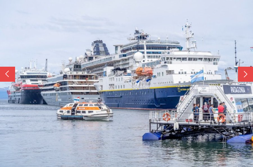 Arribaron más de 92.700 personas al puerto de Ushuaia durante la temporada de cruceros