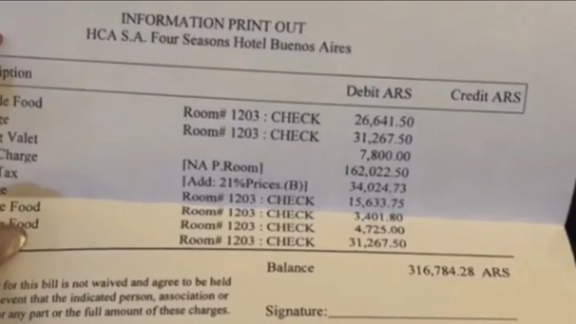 Se dio todos los gustos en un hotel top de CABA y compartió el ticket: “Gastaron lo que gano en 4 meses”