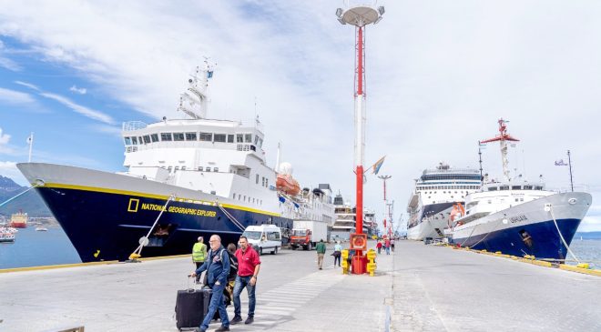 Cruceros: En lo que va de la temporada arribaron más de 92.700 visitantes