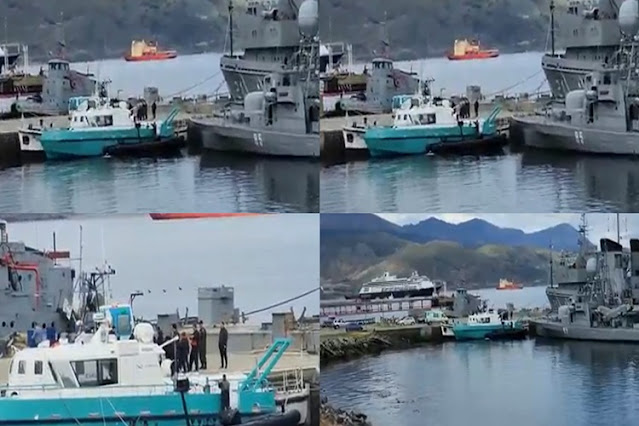 Accidente entre embarcaciones de la Armada 4 lesionados en Ushuaia Accidente entre embarcaciones de la Armada 4 lesionados en Ushuaia