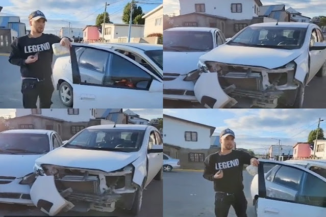 Choco borracho, las dos acompañantes huyeron y termino con el vehículo incautado en Ushuaia