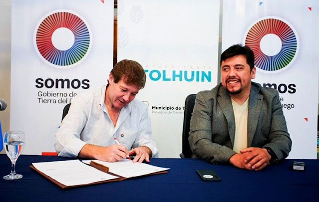500 millones del Gobierno a Tolhuin, para pavimentar un barrio