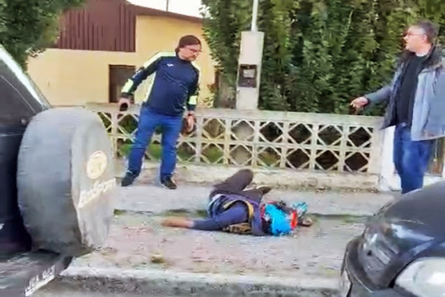 Motociclista lesionado en choque en Ushuaia Motociclista lesionado en choque en Ushuaia