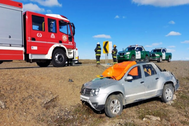 Un muerto y un herido en un vuelco de fueguinos en Chile Un muerto y un herido en un vuelco de fueguinos en Chile