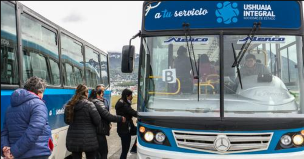 Ushuaia es el segundo lugar del país con el boleto de colectivo más barato