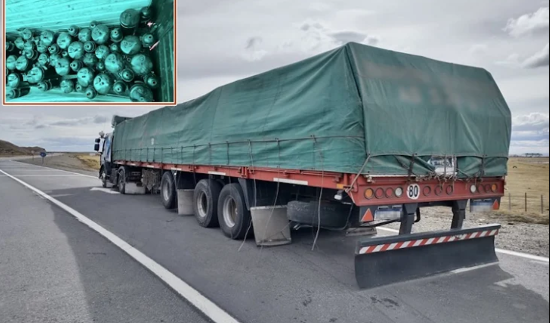 Camionero detenido con contrabando en San Sebastian
