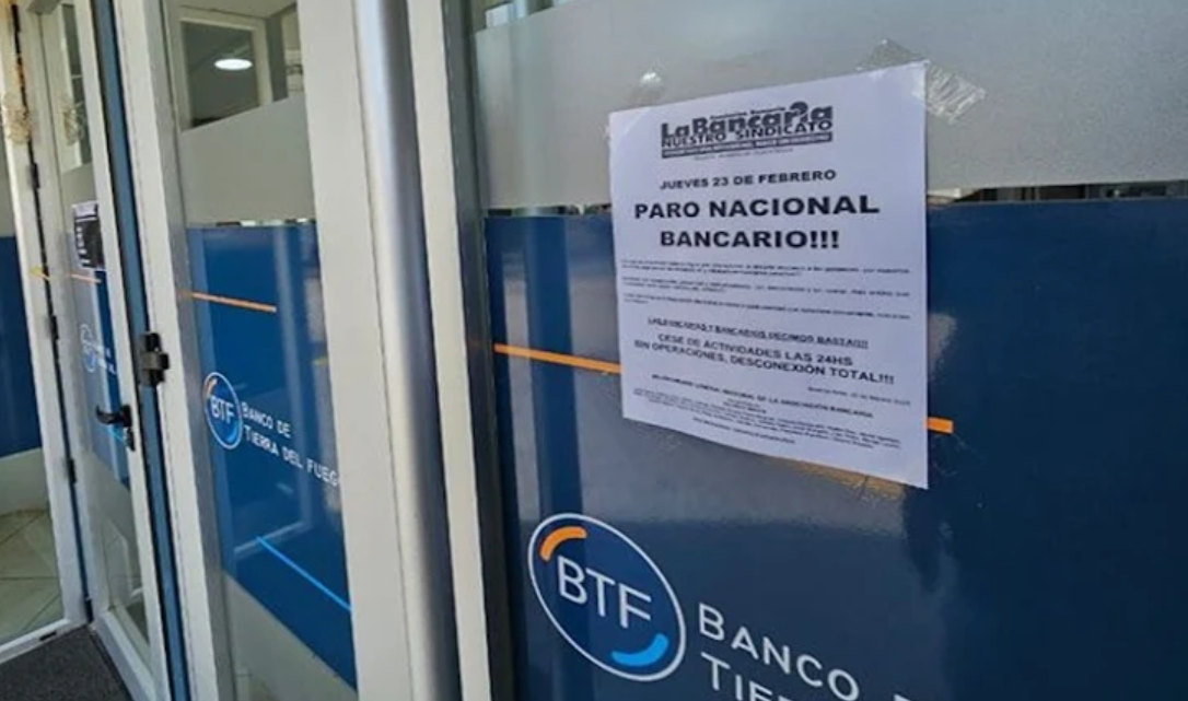 Paro bancario sin atencion al publico este jueves Paro bancario sin atencion al publico este jueves