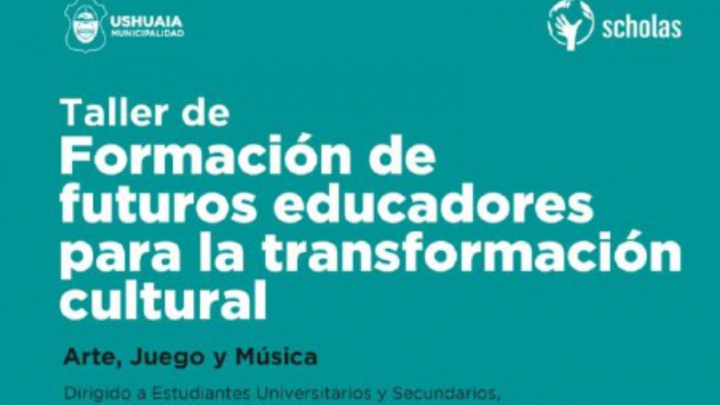 SCHOLAS OCURRENTES DICTARÁ UN TALLER DE “FORMACIÓN DE FUTUROS EDUCADORES PARA LA TRANSFORMACIÓN CULTURAL”