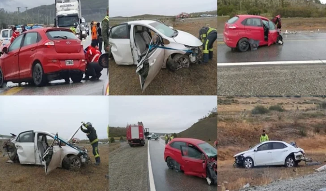 Choque en la Ruta 3, con varios lesionados