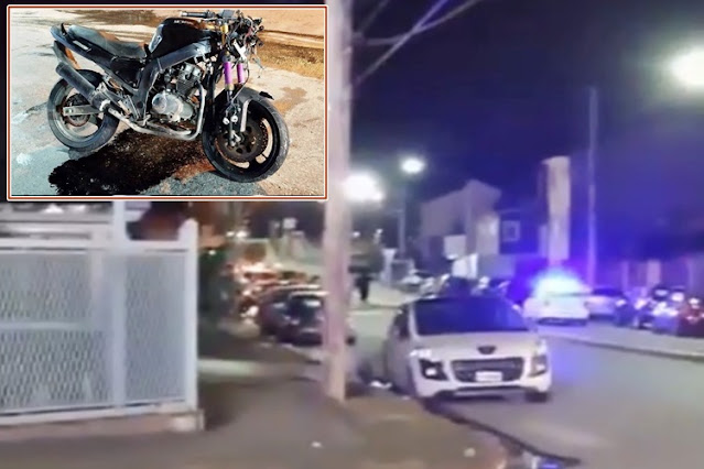 Choque motociclista lesionado y los dos rodados incautados