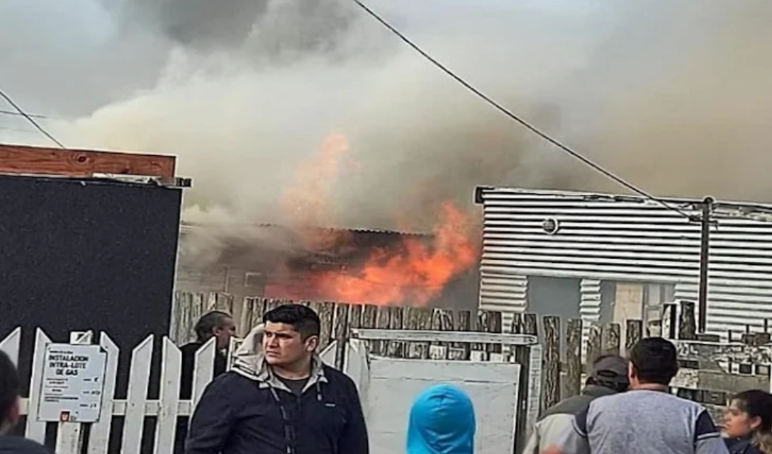 Incendio de una casilla, sin lesionados