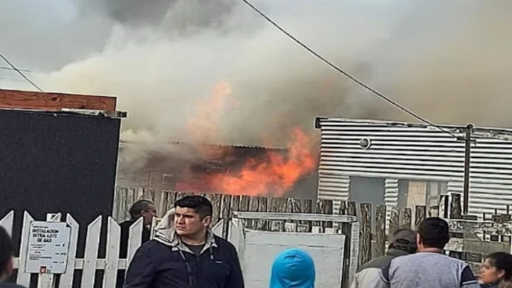 Incendio de una casilla, sin lesionados