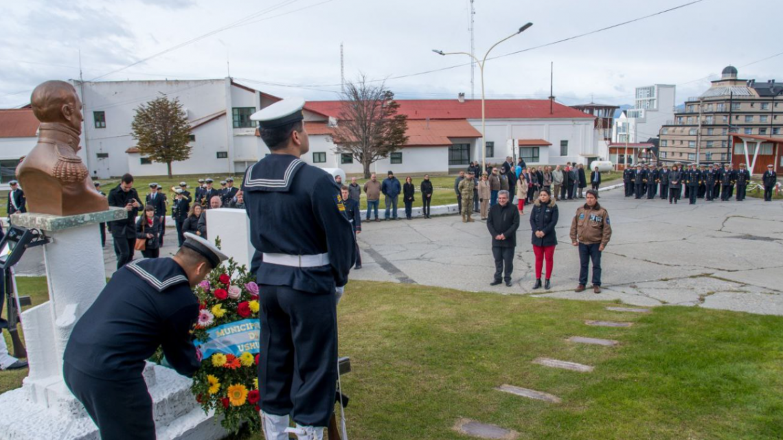 LA MUNICIPALIDAD PARTICIPÓ DEL HOMENAJE AL ALMIRANTE GUILLERMO BROWN EN SU 166° ANIVERSARIO DE FALLECIMIENTO