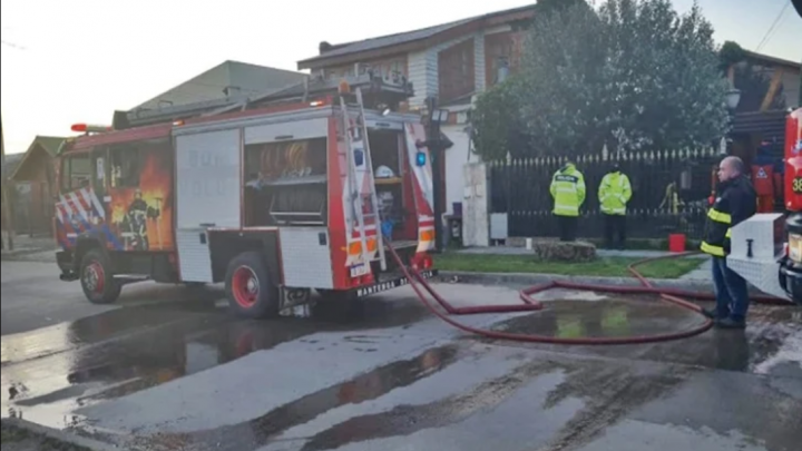 Incendio en una vivienda, sin lesionados
