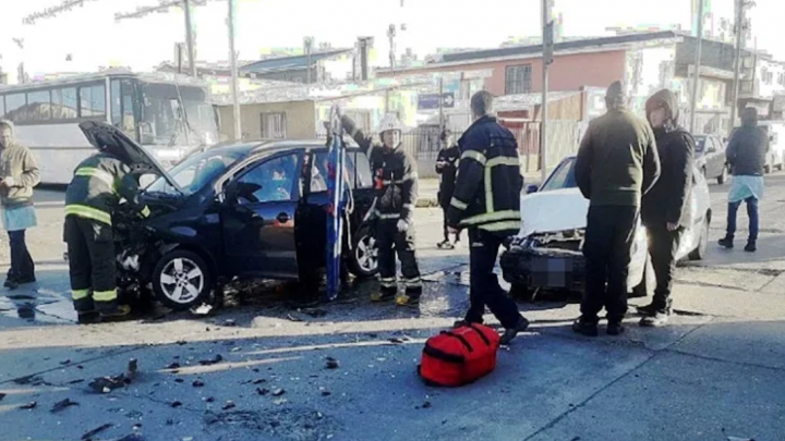 Choque con lesionados entre dos Volkswagen