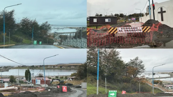 Siguen los cortes de varias calles en Ushuaia por obras de la DPOSS