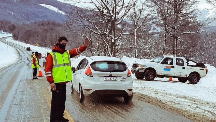Solo se podrá circular por Ruta 3 con cubiertas con clavos o silicas en tramo Ushuaia-Tolhuin