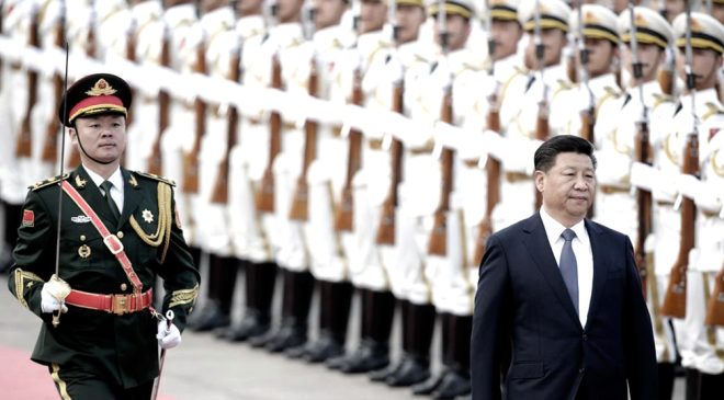 Xi Jinping instó a los militares de su país a prepararse para “el combate real” Xi Jinping instó a los militares de su país a prepararse para “el combate real”
