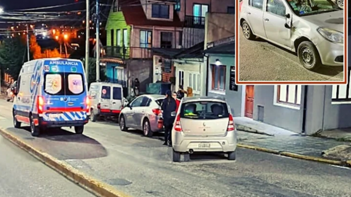 Motociclista lesionado en choque en calle Magallanes en Ushuaia