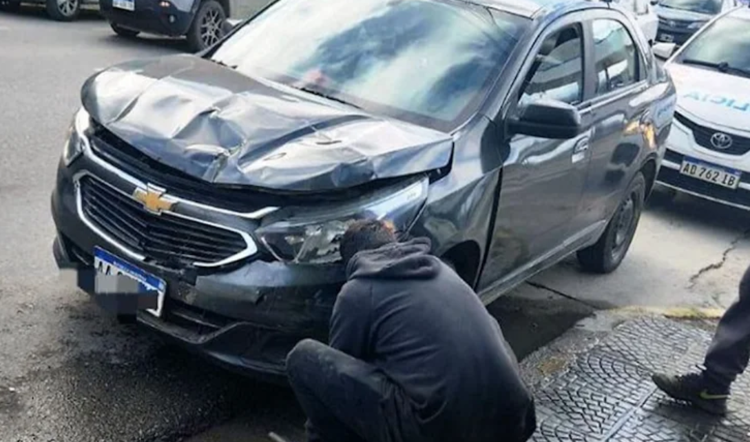 Choque en Fadul y Maipu en Ushuaia, sin lesionados Choque en Fadul y Maipu en Ushuaia, sin lesionados