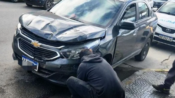 Choque en Fadul y Maipu en Ushuaia, sin lesionados