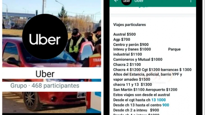 Por la falta de controles municipales, cada vez mas usuarios usan UBER truchos