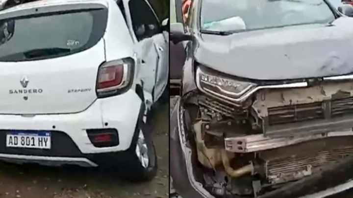 Choque una conductora embarazada trasladada al Hospital