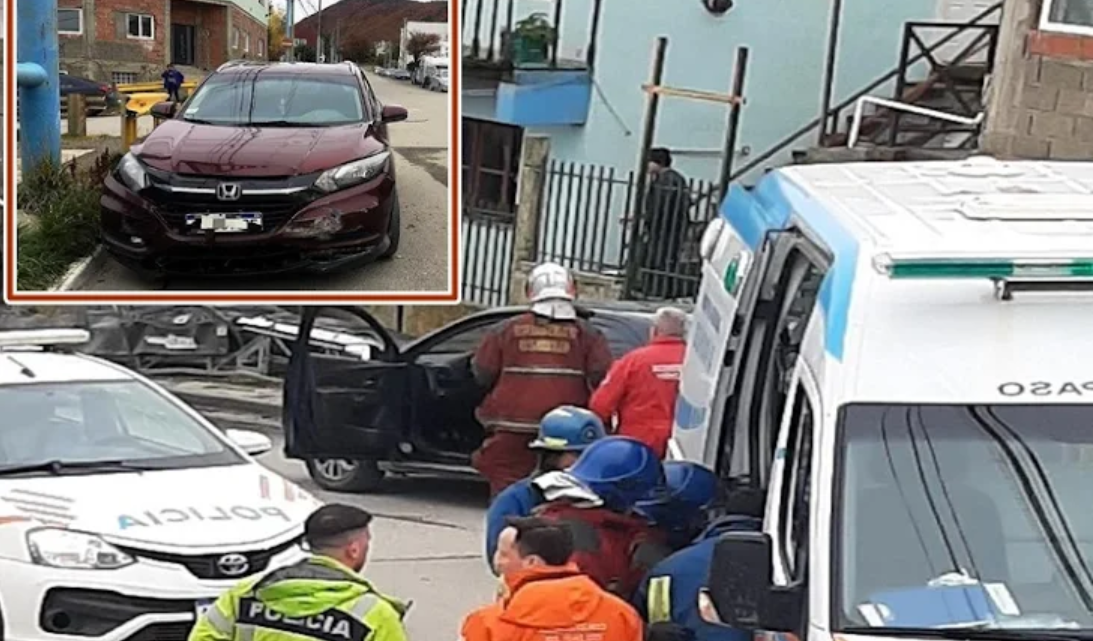 Choque en Provincia Grande y 12 de Octubre, una mujer lesionada Choque en Provincia Grande y 12 de Octubre, una mujer lesionada