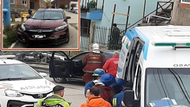 Choque en Provincia Grande y 12 de Octubre, una mujer lesionada