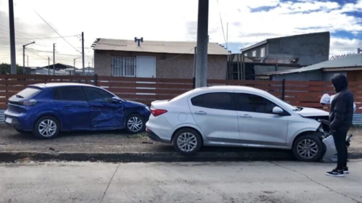 Choque con una mujer lesionada