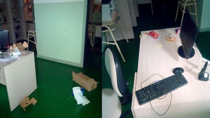 Dos menores demorados por ingresar a robar a un colegio