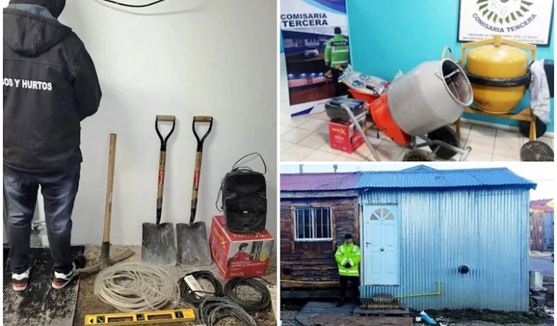 Allanamiento y un detenido por robo de materiales de construccion Allanamiento y un detenido por robo de materiales de construccion