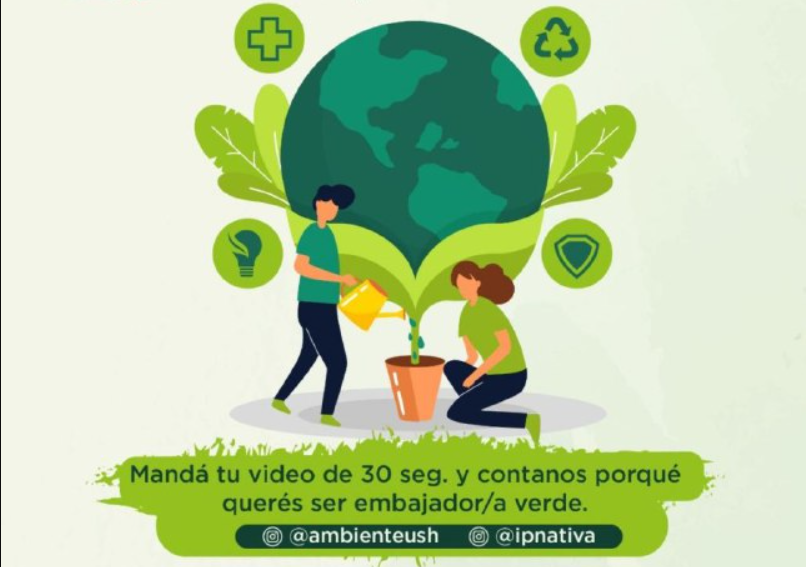 POR LA GRAN CONVOCATORIA SE EXTENDIÓ LA FECHA DE ENTREGA DE LOS VIDEOS Y LA EDAD PARA PARTICIPAR DEL » EMBAJADOR /A VERDE