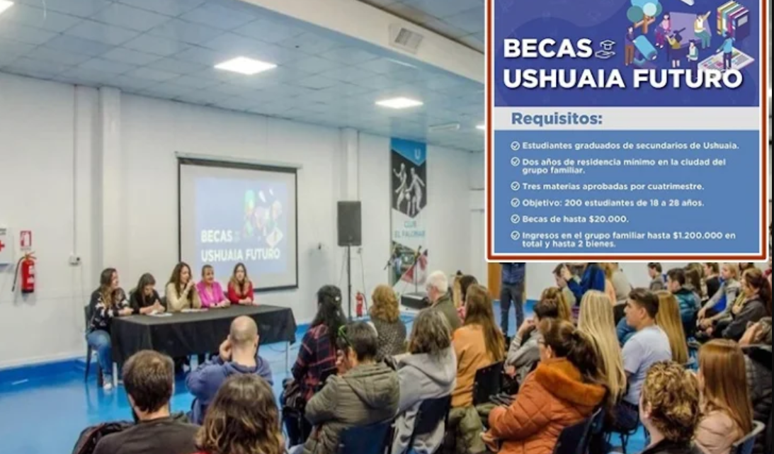 En Ushuaia inscriben para becas municipales para estudiantes entre 18 y 28 años
