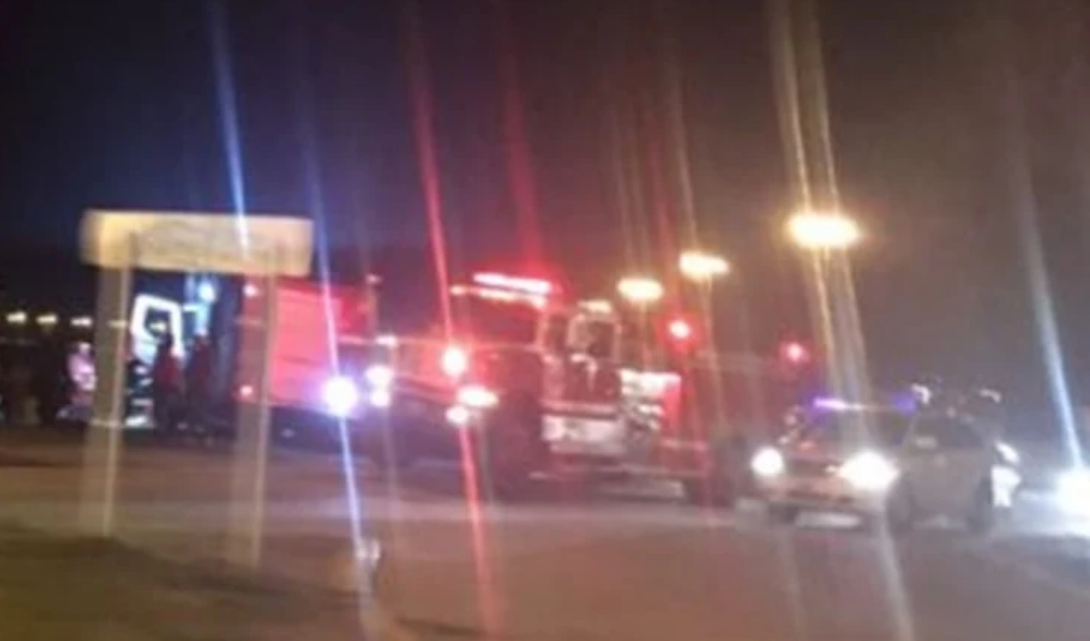 Choque en la rotonda del aeropuerto Ushuaia, sin lesionados